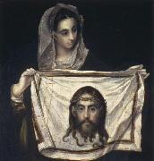 El Greco St Veronica  Holding the Veil oil painting reproduction